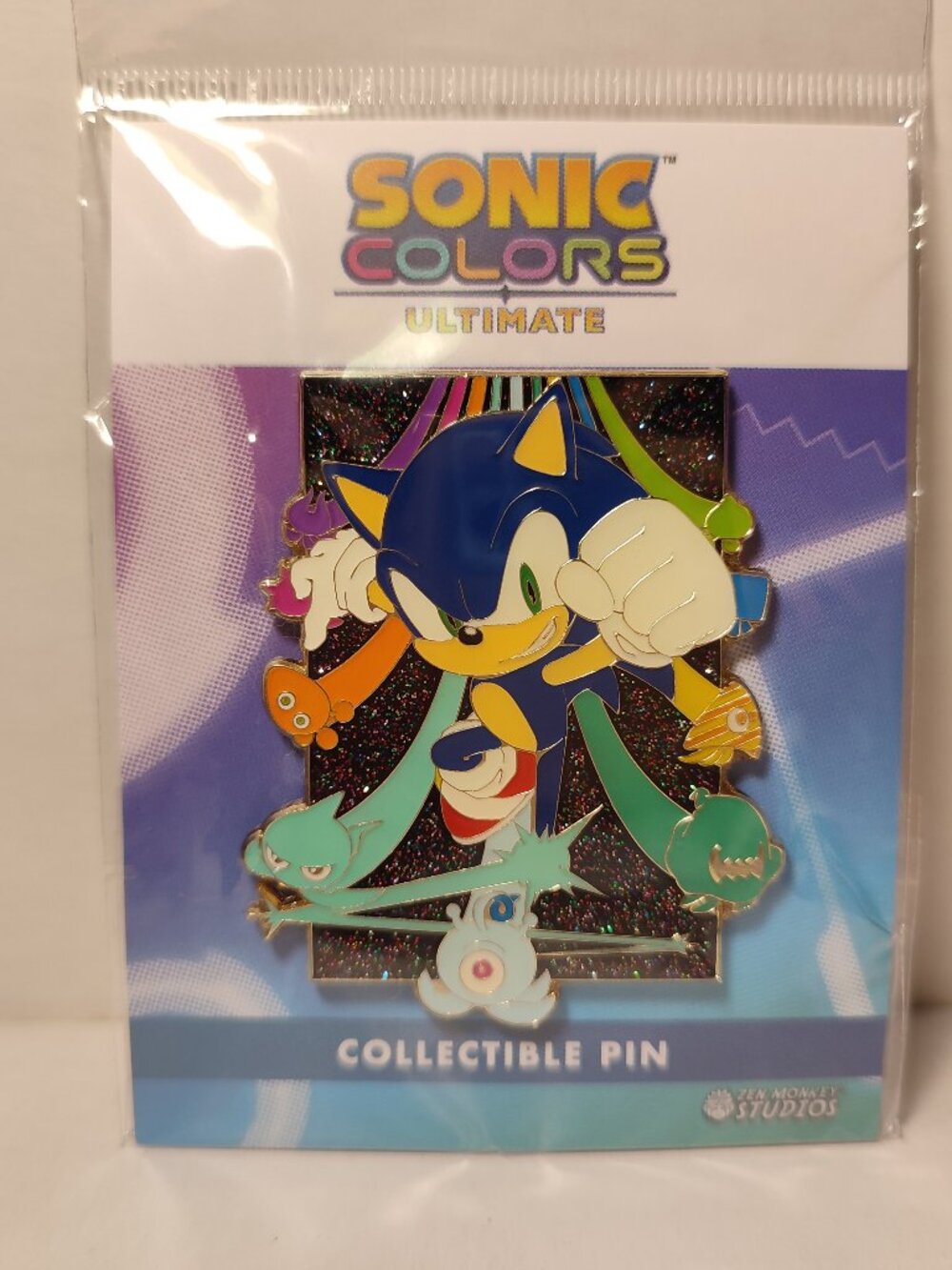 Sonic Colors Ultimate Enamel Pin Official Sonic The Hedgehog Collectible Badge